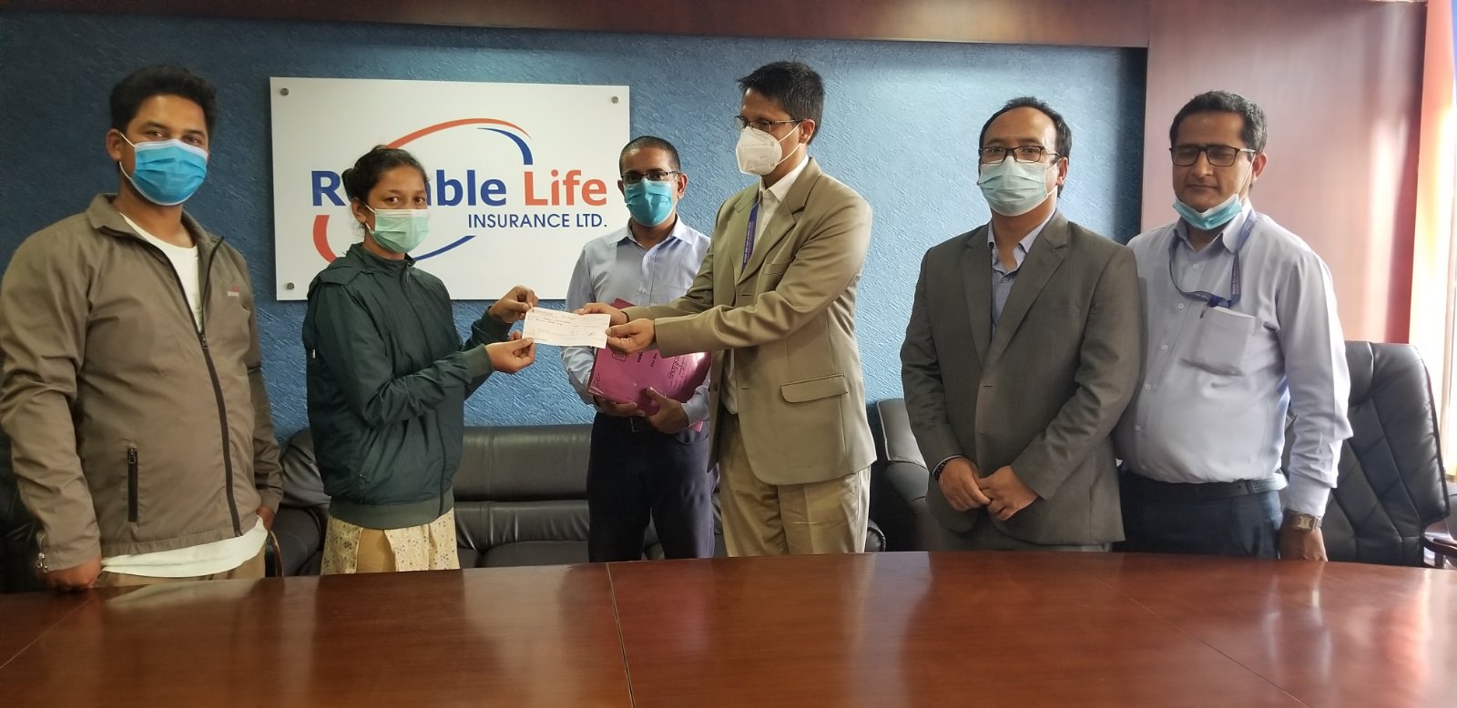 रिलायबल नेपाल लाइफद्धारा मृत्यु दाबी भुक्तानी