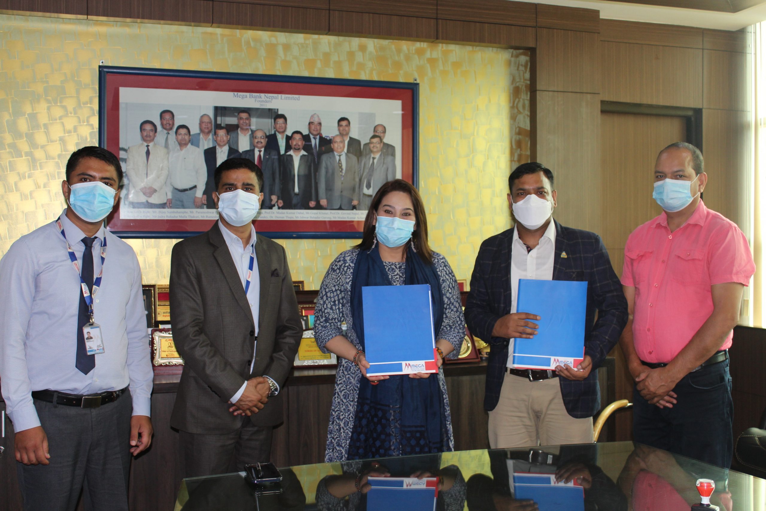 साना विद्युतीय यातायात व्यवसायीलाई मेगा बैंकले सहुलियतपूर्ण कर्जा दिने