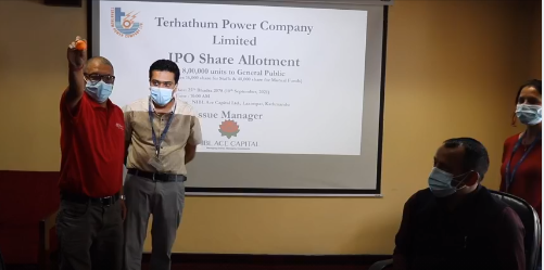 तेह्रथुम पावरको आइपीओ बाँडफाँड सम्पन्न, ७४ हजार ४ सय जनाले हात पारे १० कित्ता