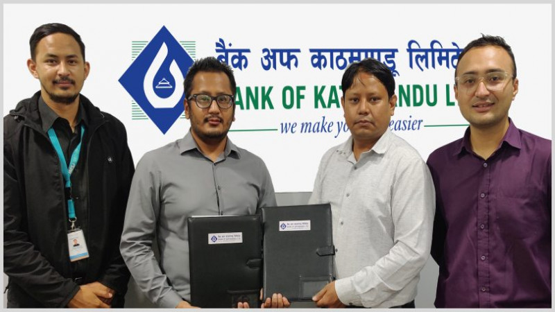 बैंक अफ काठमाण्डू र स्मार्ट डोकोबीच सम्झौता, यस्ता छन् विशेषता