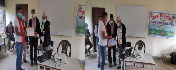 गोरखा नगरपालिकाद्धारा आरम्भ चौतारी लघुवित्त सम्मानित