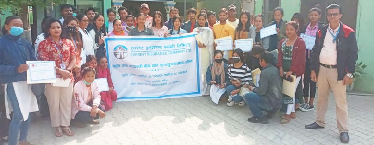 एभरेष्ट इन्स्योरेन्सको कृषि तथा पशुपन्छी बीमा क्षति मुल्याङ्कन सम्बन्धि तालिम सम्पन्न