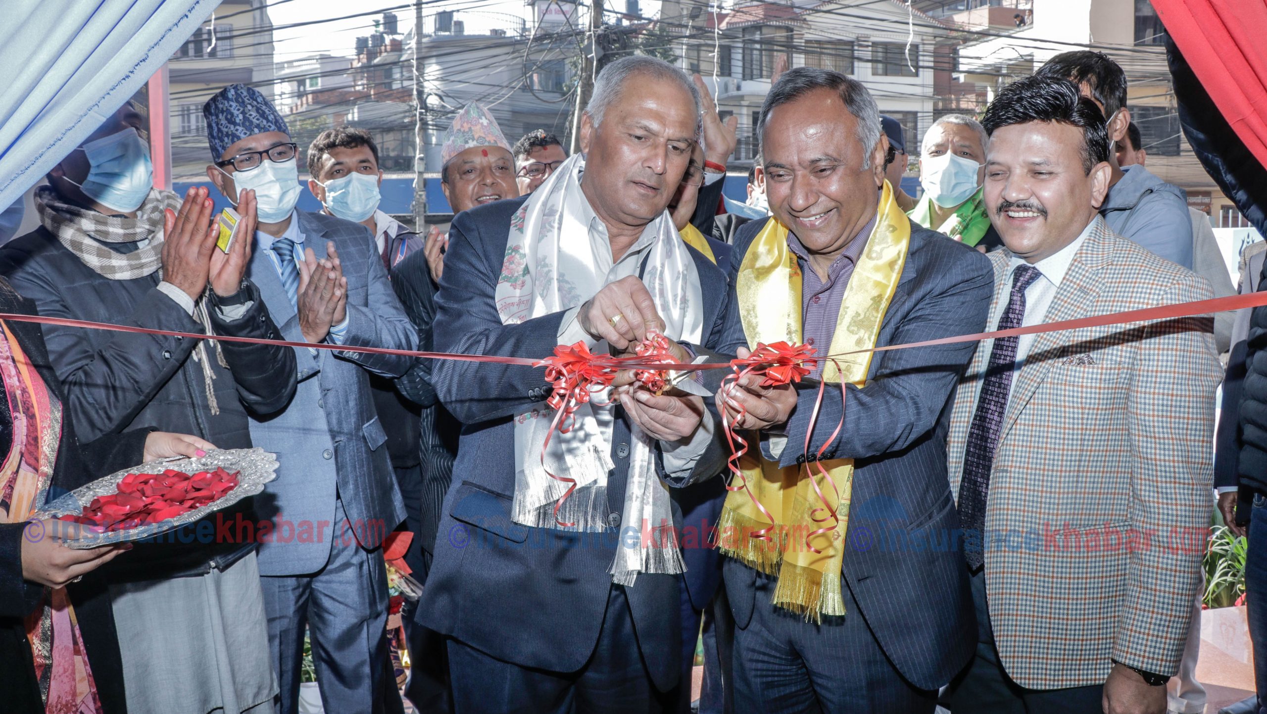 नेको इन्स्योरेन्सको भवन उद्घाटन, महतो समुहको लगानीपछि कम्पनीले पायो पुनर्जीवन