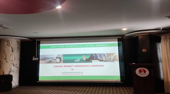 नबिल इन्भेष्टमेण्ट बैंकिङले शुरु गर्यो गण्डकी प्रदेशबाट शेयर साक्षरता कार्यक्रम