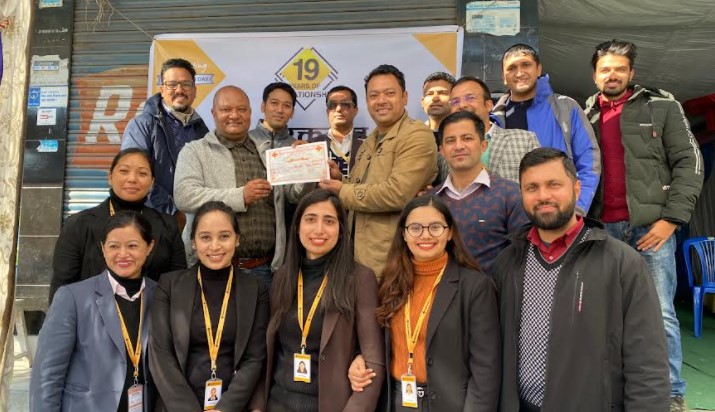 सिद्धार्थ बैंकद्धारा रक्तदान कार्यक्रम सम्पन्न