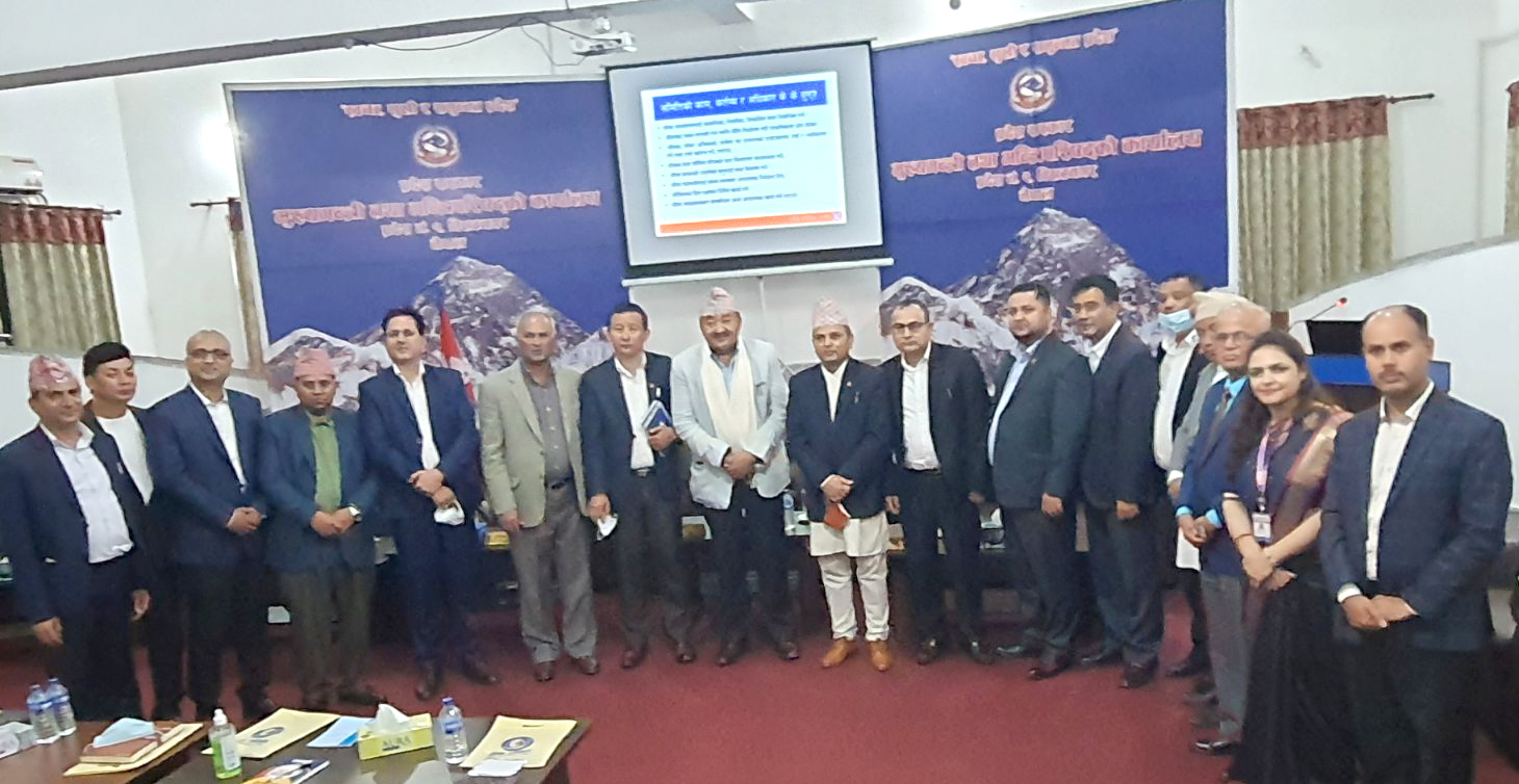 प्रदेश नम्बर एकका मुख्यमन्त्रीसँग समिति, बीमा सम्बन्धी कार्यक्रम ल्याउने प्रतिवद्धता