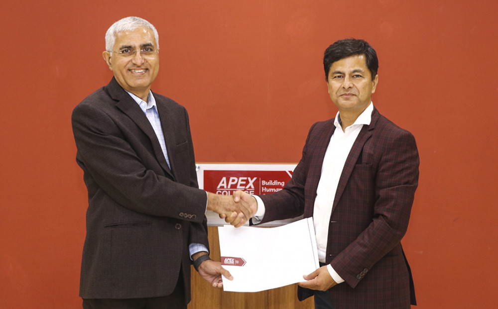 कान्तिपुर मिडिया ग्रुपले एपेक्सका विद्यार्थीलाई रोजगारी तथा इन्टर्नसिपमा अवसर दिने