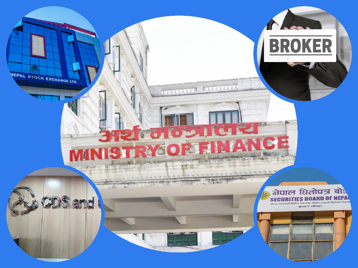 लगानीकर्ताले शेयर बजारबाटै पौने तीन खर्ब कमाउदा सरकार, नेप्से, बोर्ड, सिडिएससी र ब्रोकरको हातमा १८ अर्ब ५० करोड
