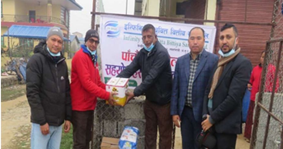 बाल आश्रमलाई सहयोग गरी मनायो इन्फिनिटी लघुवित्तले पाँचौं वार्षिक स्थापना दिवस