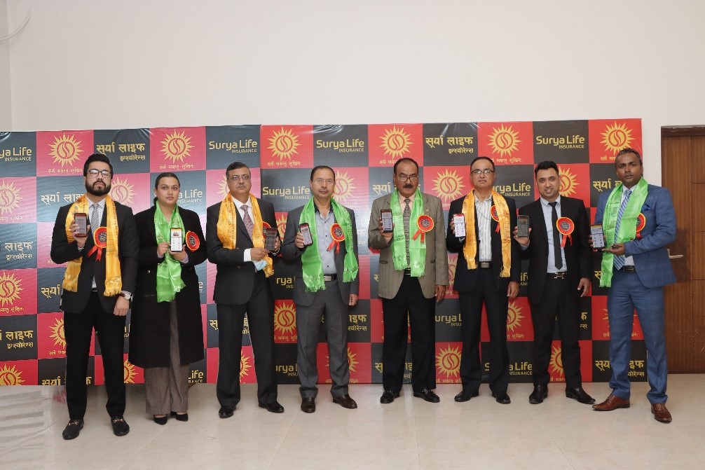 सूर्या लाइफले संचालनमा ल्यायो मोबाइल एप, हातबाटै सबै जानकारी पाउन सकिने