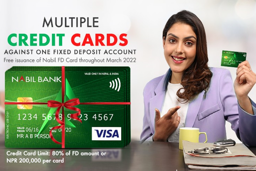 नारी दिवसको अवसरमा नबिल बैंकले ल्यायो नबिल एफडी कार्ड योजना