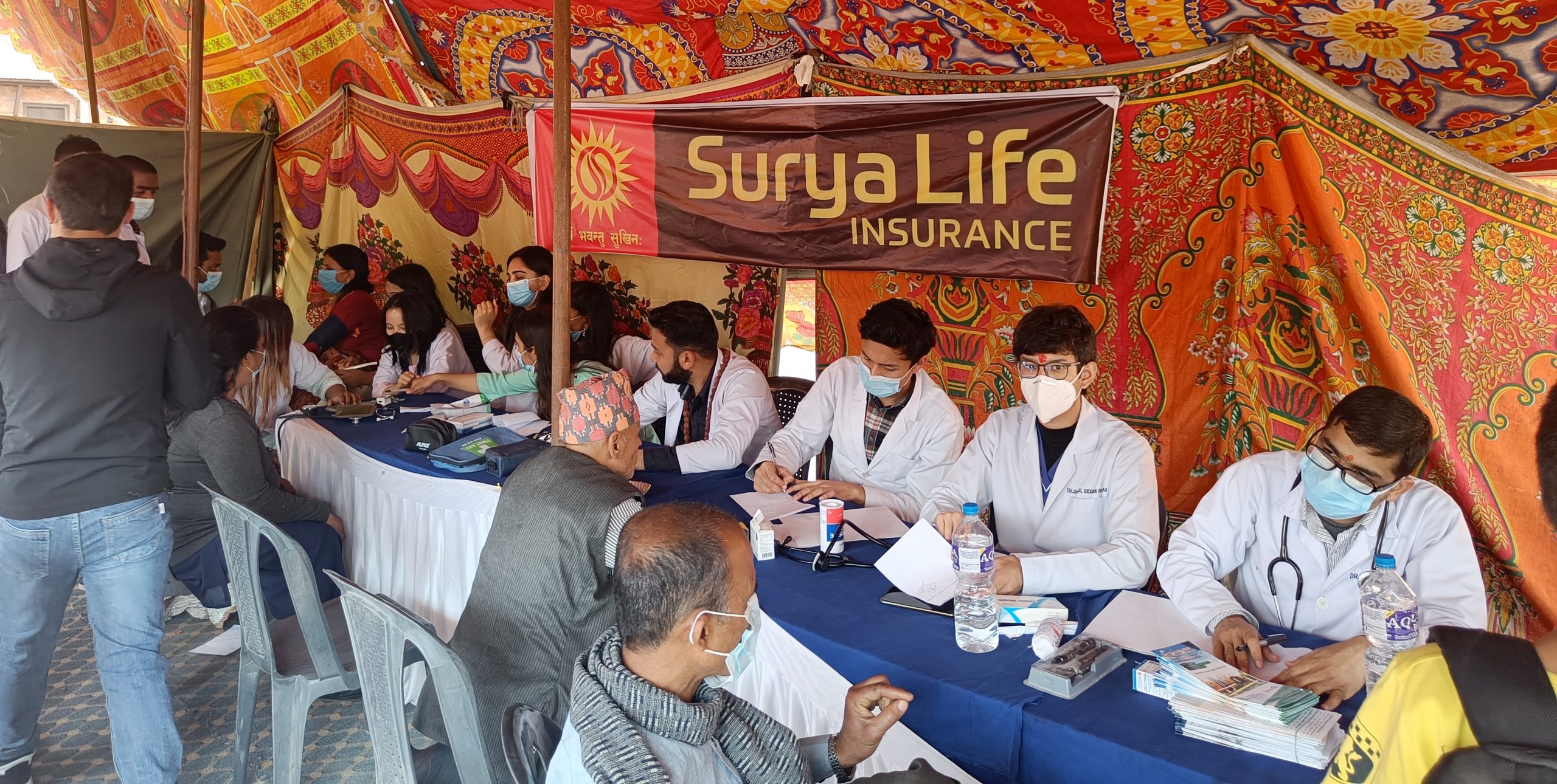 सूर्या लाइफ इन्स्योरेन्सको निःशुल्क स्वास्थ शिवीर सम्पन्न