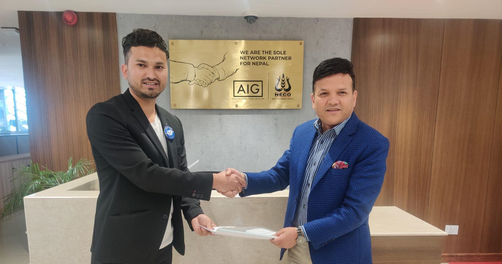 नेको इन्स्योरेन्सले गर्यो एनएसएलसँग सम्झौता, खेलाडीको १० लाखको स्वास्थ्य बीमा हुने