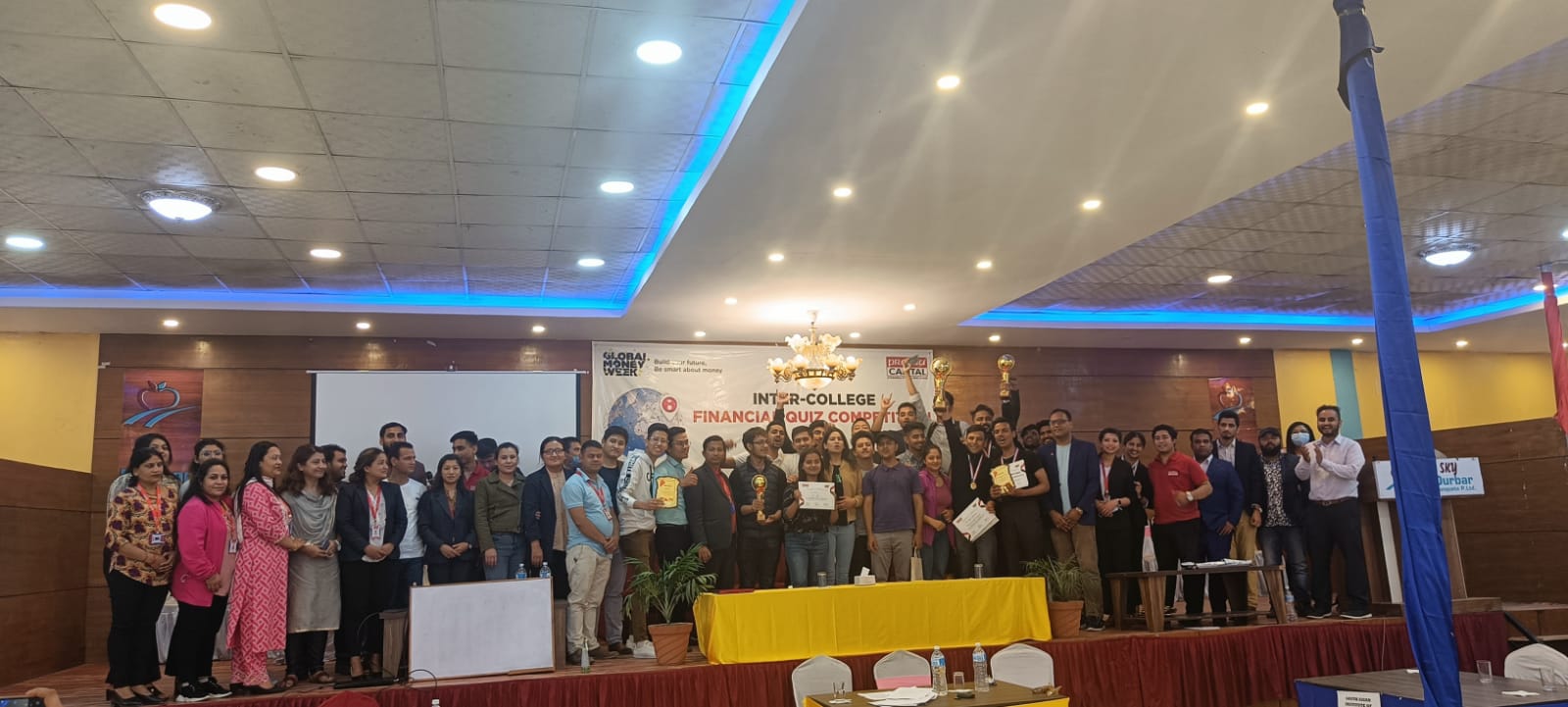 विश्व वित्तिय सप्ताहको अवसरमा प्रभु क्यापिटलले सम्पन्न गर्यो इन्टर कलेज फाइनान्सियल क्विज