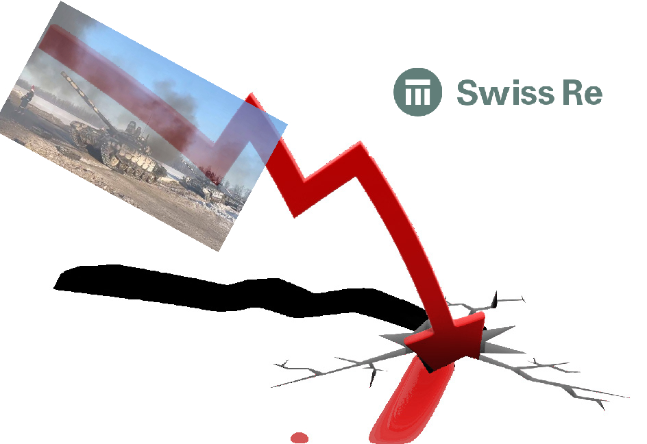 युक्रेनमा भएको आक्रमणले विश्वभर आर्थिक मन्दी फैलिन सक्ने स्वीस रिको चेतावनी