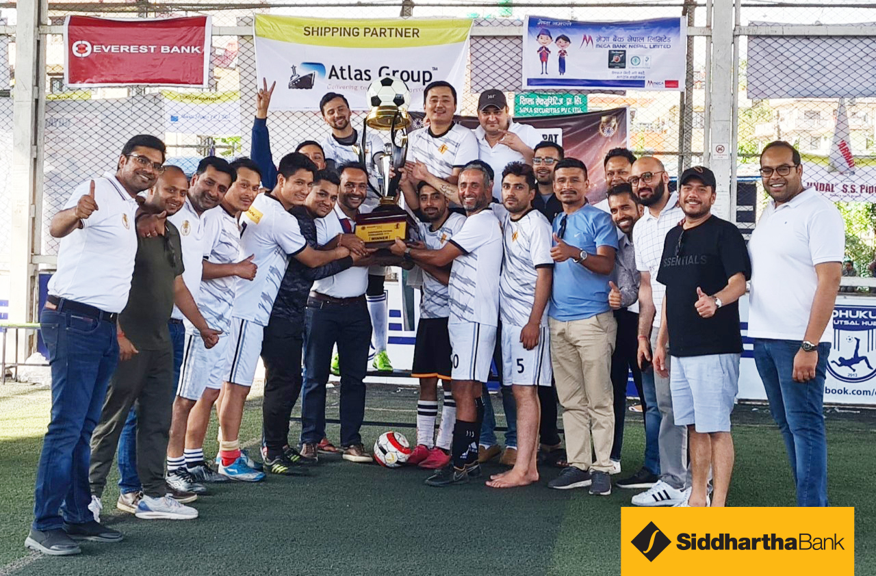 सिद्धार्थ बैंकले पायो ‘कर्पोरेट फुटसल च्यालेन्ज २०७९’ को उपाधी