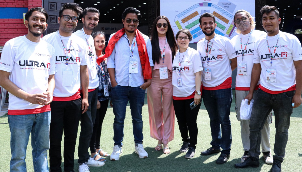 क्यान इन्फो टेक २०२२ को भायानेट स्टलमा सेलिब्रेटीको भ्रमण, आगन्तुकका लागि अफर नै अफर