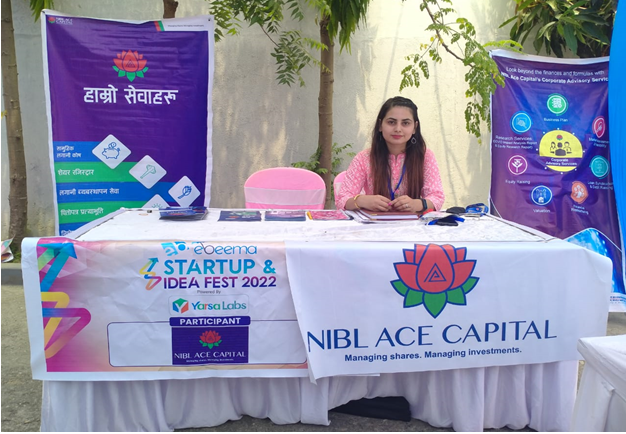स्टार्टअप एण्ड आइडिया फेष्ट २०२२ मा एनआइबिएल एस क्यापिटलको सहभागिता