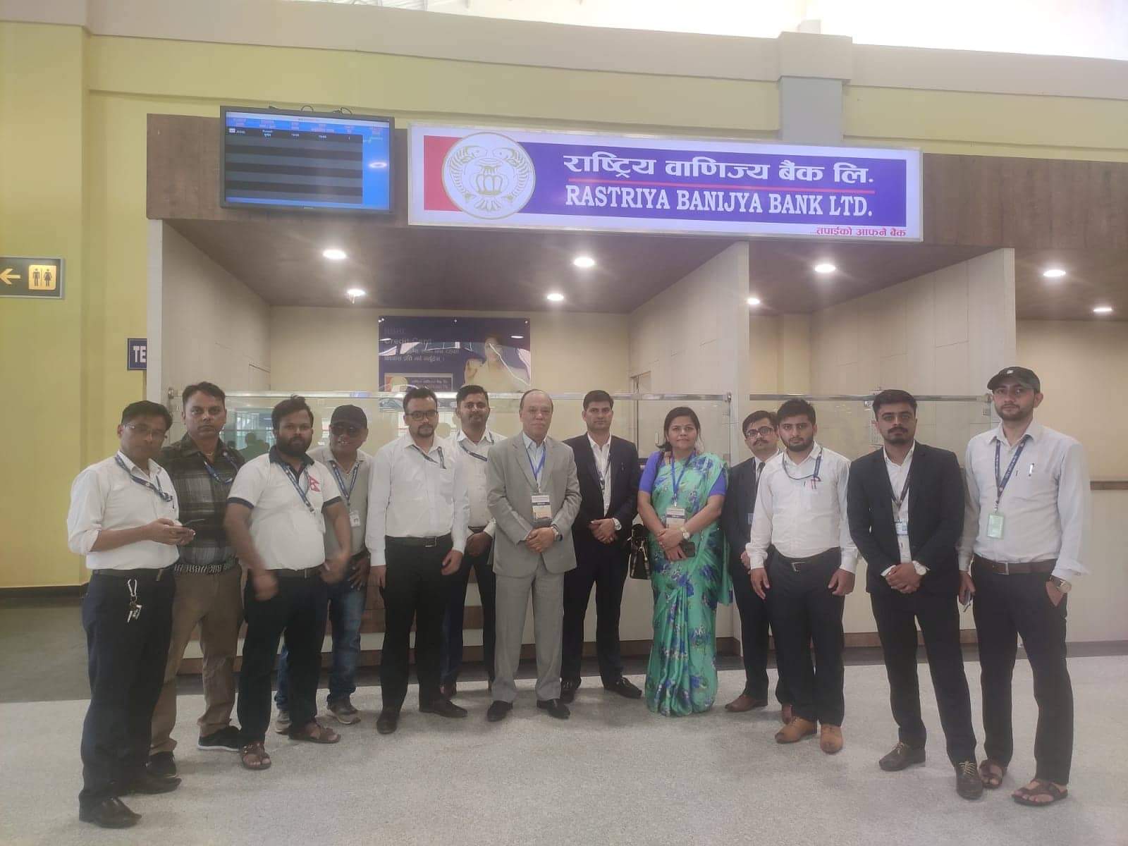 गौतमबुद्ध अन्तर्राष्ट्रिय विमानस्थलमा राष्ट्रिय बाणिज्य बैंकको ५ वटा काउन्टर सञ्चालन