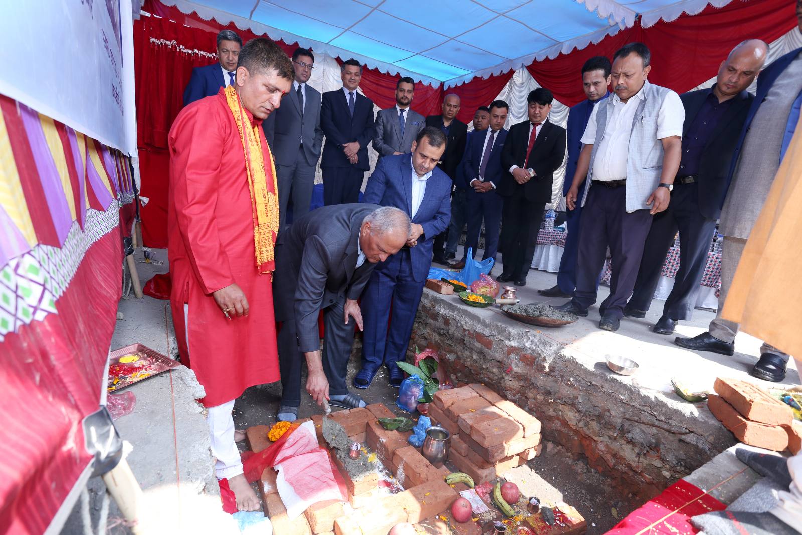 नेपाल इन्स्योरेन्स कम्पनीको नयाँ कर्पोरेट भवनको शिलान्यास