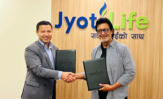 ज्योति लाइफको ब्राण्ड एम्बेसडरमा पुन : महानायक राजेश हमाल नियुक्त