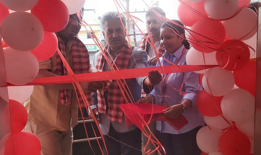 महालक्ष्मी विकास बैंकको विर्तामोड शाखा स्थानान्तरण