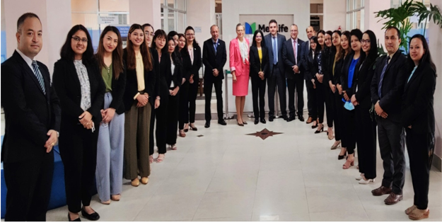 मेट लाइफको उच्चपदस्थ पदाधिकारीको पाँच दिने नेपाल भ्रमण