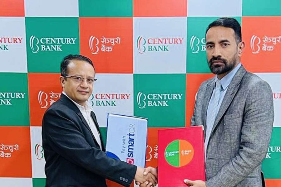 सेञ्चुरी कमर्सियल बैंक र स्मार्टच्वाइस टेक्नोलोजिजबीच सम्झौता