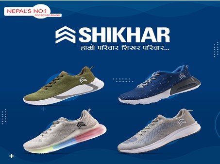शिखर शुजले ल्यायो बजारमा नयाँ मोडलका स्पोर्टस जुत्ताहरु
