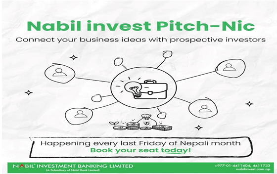 नबिल इन्भेष्टमेण्ट बैंकिङले संचालनमा ल्यायो पिच नीक सेवा