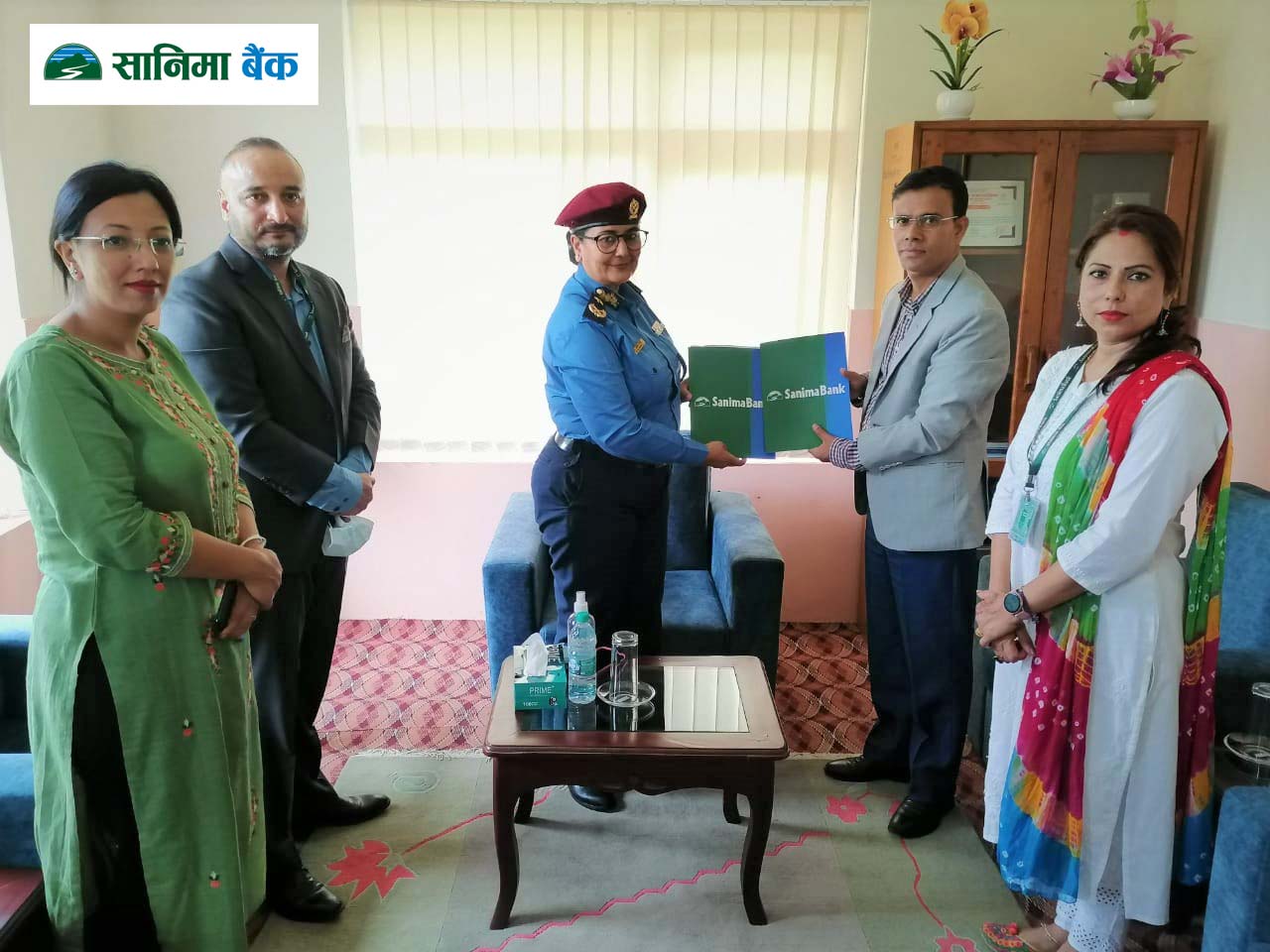 सानिमा र नेपाल प्रहरी अस्पतालबीच आर्थिक सहयोग गर्ने बारे सम्झौता