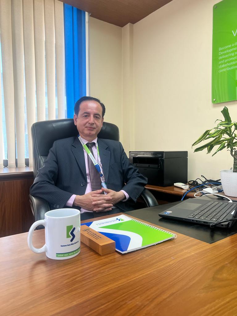 कामना सेवा विकास बैंकको डिसीइओमा विनय दाहाल नियुक्त