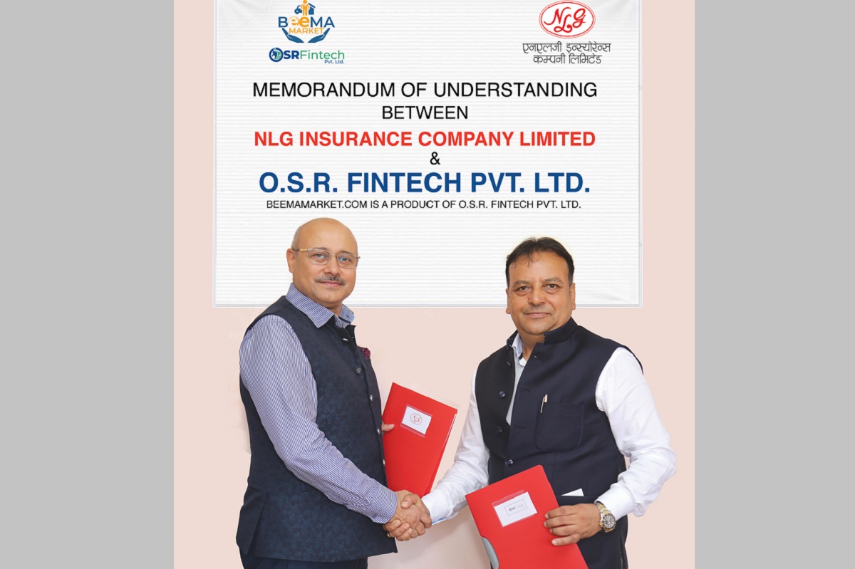एनलएलजीको बीमा प्रडक्टहरूको  ओएसआर फिन्टेकले मार्केटिङ गर्ने