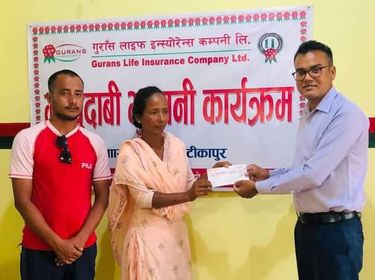 गुराँस लाइफद्धारा मृत्युदाबी भुक्तानी