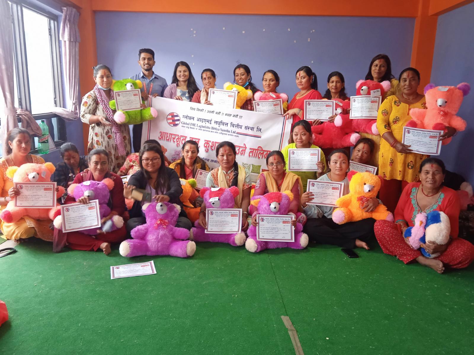 ग्लोबल आइएमई लघुवित्त ताथलि शाखाद्धारा डल बनाउने तालिम प्रदान
