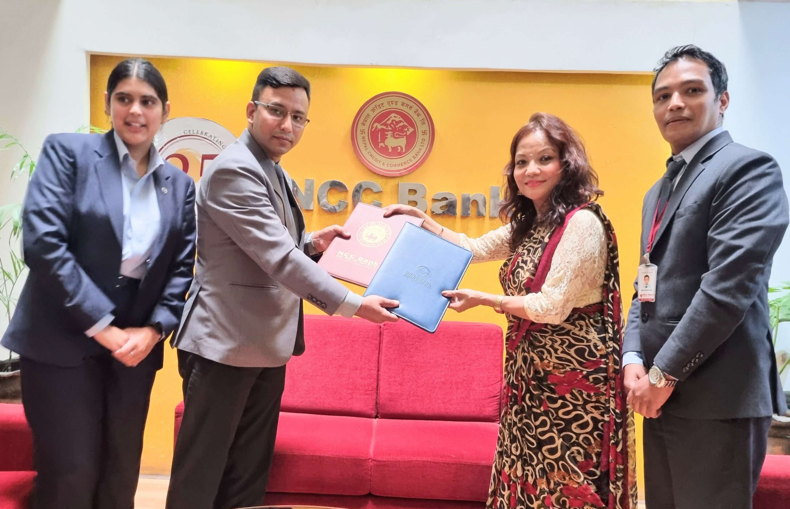 एनसीसी बैंक र सिद्धार्थ बिजनेश ग्रुप अफ हस्पिटालिटीबीच सम्झौता