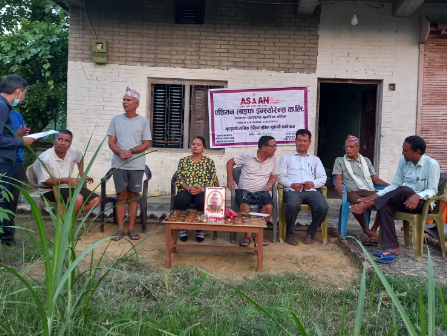 एशियन लाइफको नेपालगंज शाखाद्वारा रु‍. ५ लाख १० हजार मृत्यु दाबी भुक्तानी
