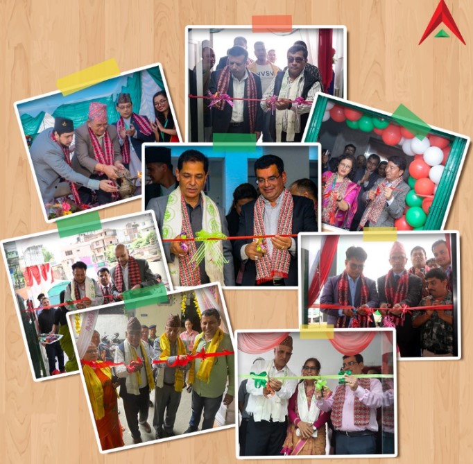 नबिल बैंकको एकैदिन विभिन्न ८ स्थानमा नयाँ शाखा उद्घाटन