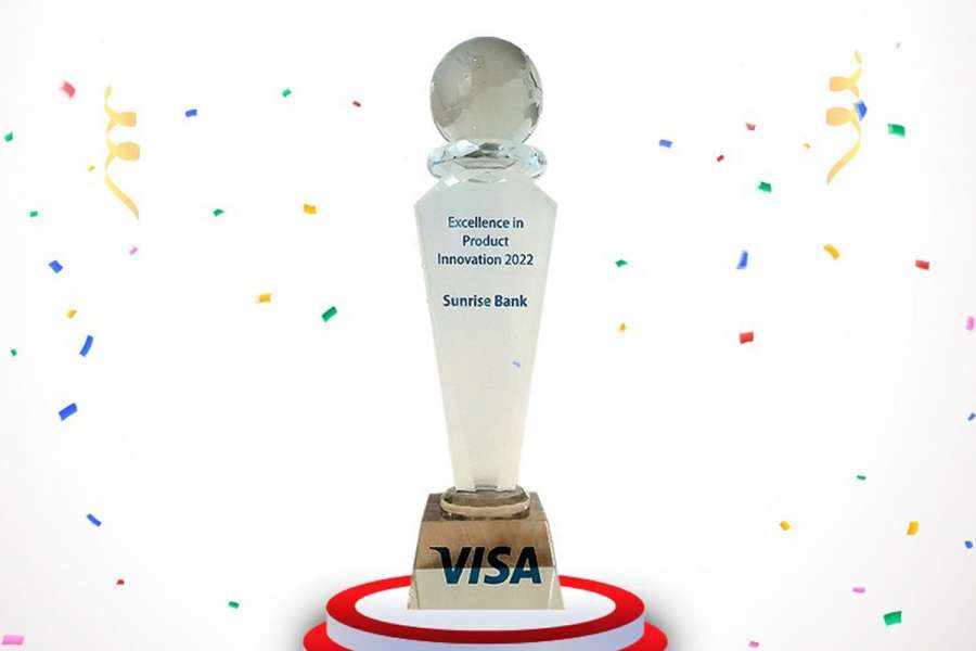 सनराइज बैंक एक्सिलेन्स् इन प्रडक्ट इनोभेसन २०२२ अवार्डबाट सम्मानित