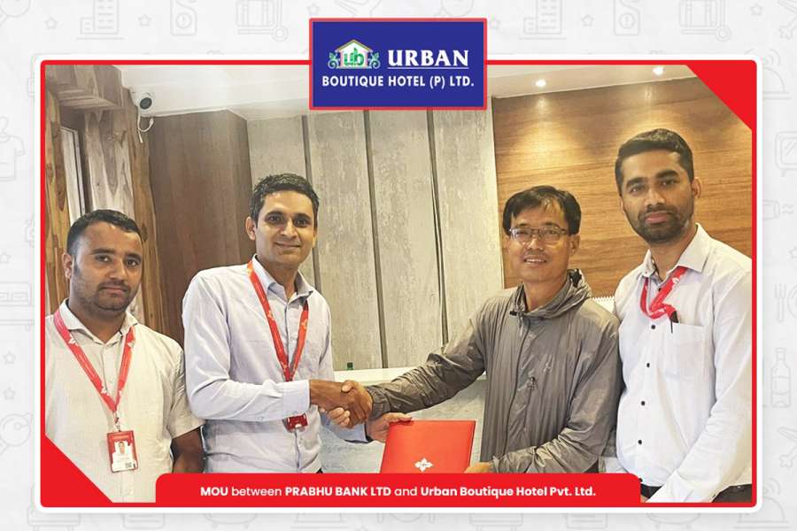 प्रभु बैंकका ग्राहकलाई अर्बन बुटिक होटलमा १५ प्रतिशत छुट