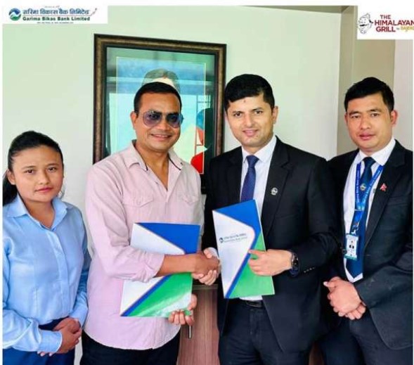 गरिमा विकास बैंकका ग्राहकले द हिमालयन ग्रिल बाईमा छुट पाउने