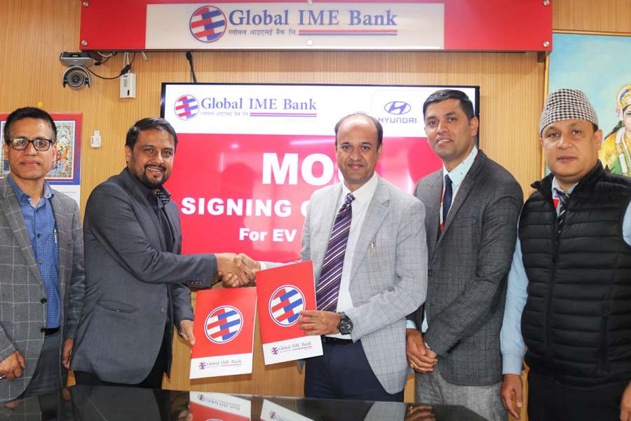 विद्युतीय गाडी किन्न ग्लोबल आइएमई बैंकले सहुलियत कर्जा प्रदान गर्ने