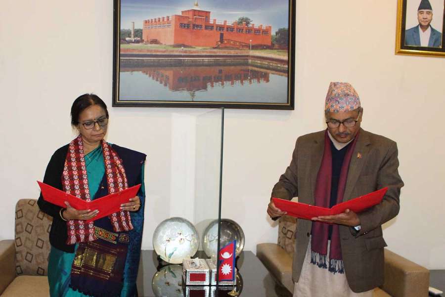 नेपाल एसबिआई बैंककी अध्यक्ष बन्सलले ग्रहण गरिन् सपथ