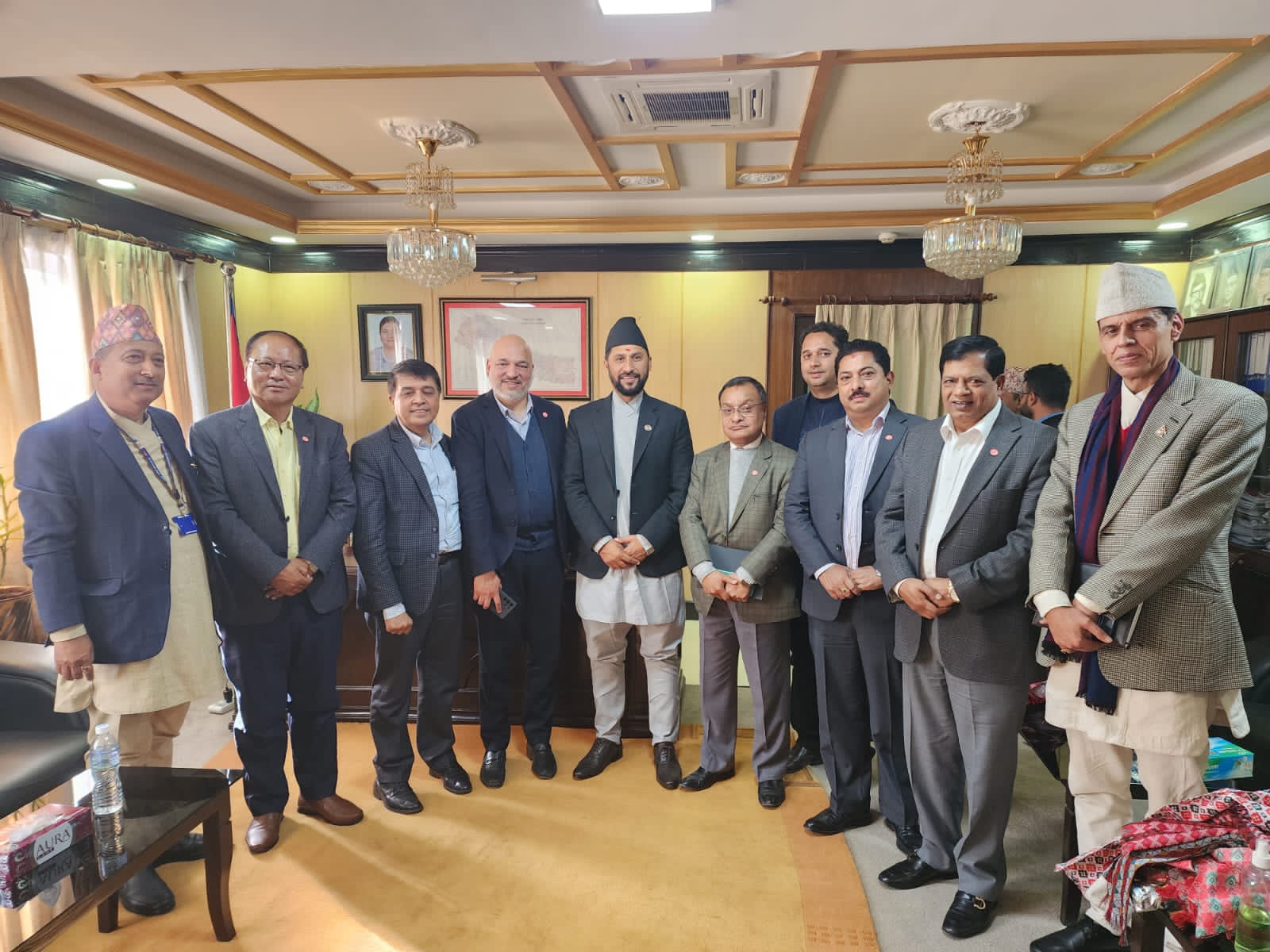 नवनियुक्त गृह मन्त्री समक्ष महासंघको औपचारिक भेटवार्ता