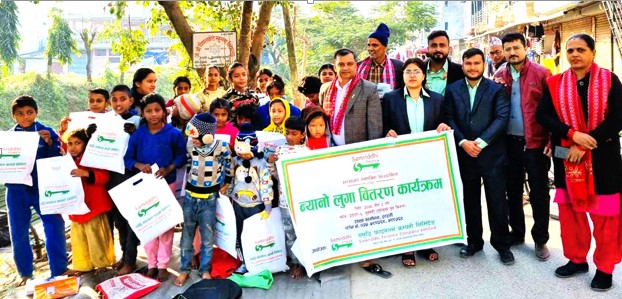 समृद्धि फाइनान्सद्धारा इटहरीमा न्यानो लुगा वितरण