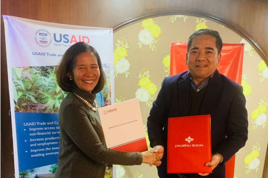 प्रभु बैंक र युएसआईडीबीच व्यापार, प्रतिस्पर्धात्मकता सहयोग सम्बन्धि सम्झौता