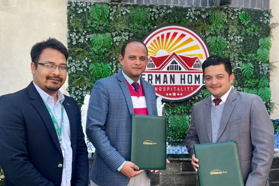 सिटिजन्स बैंकका ग्राहकले जर्मन होम्स हस्पिटालिटीमा विशेष छुट पाउने