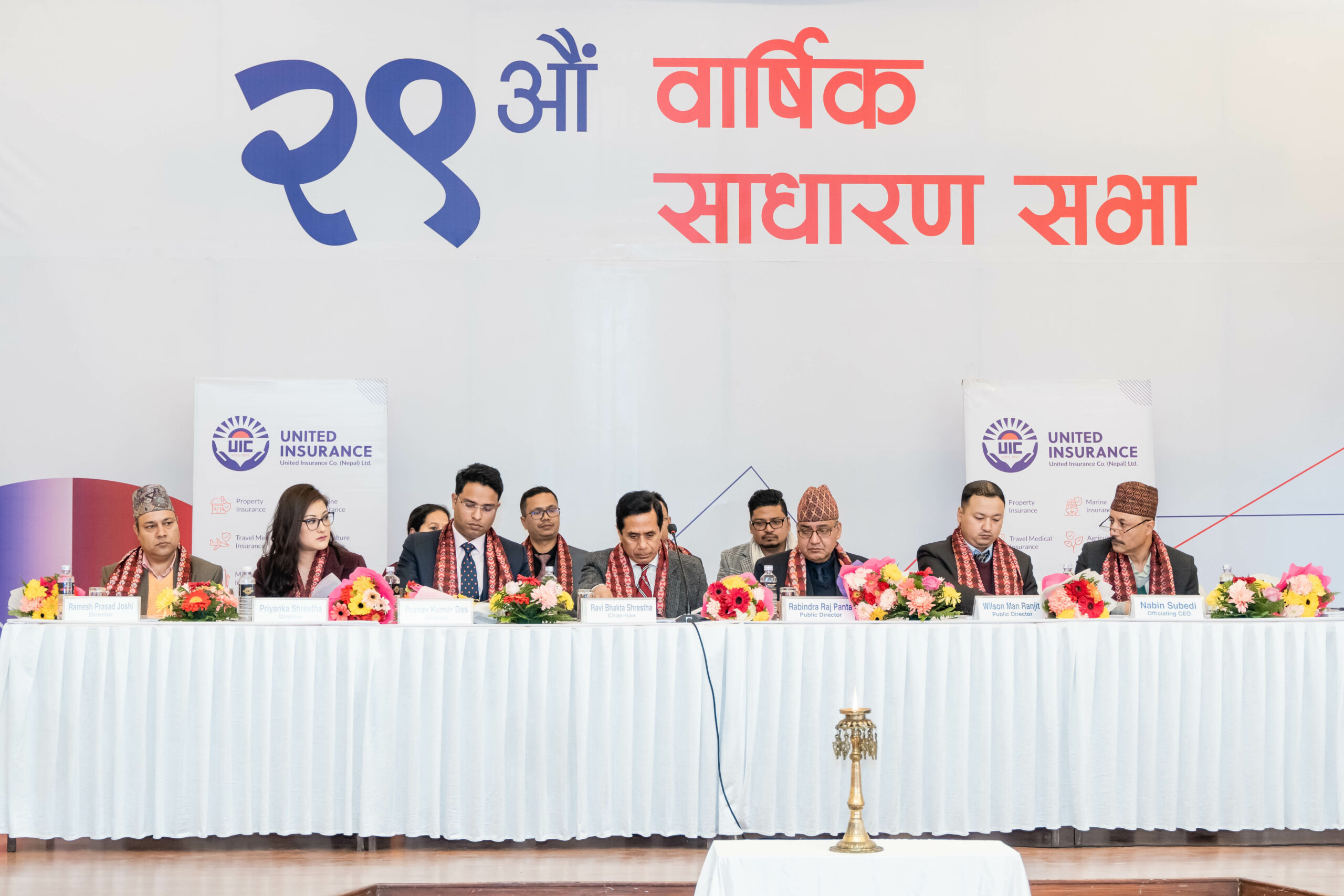 लाभांश पारित सहित यूनाइटेड इन्स्योरेन्सको साधारण सभा सम्पन्न, बाह्य लेखापरीक्षक नियुक्ती