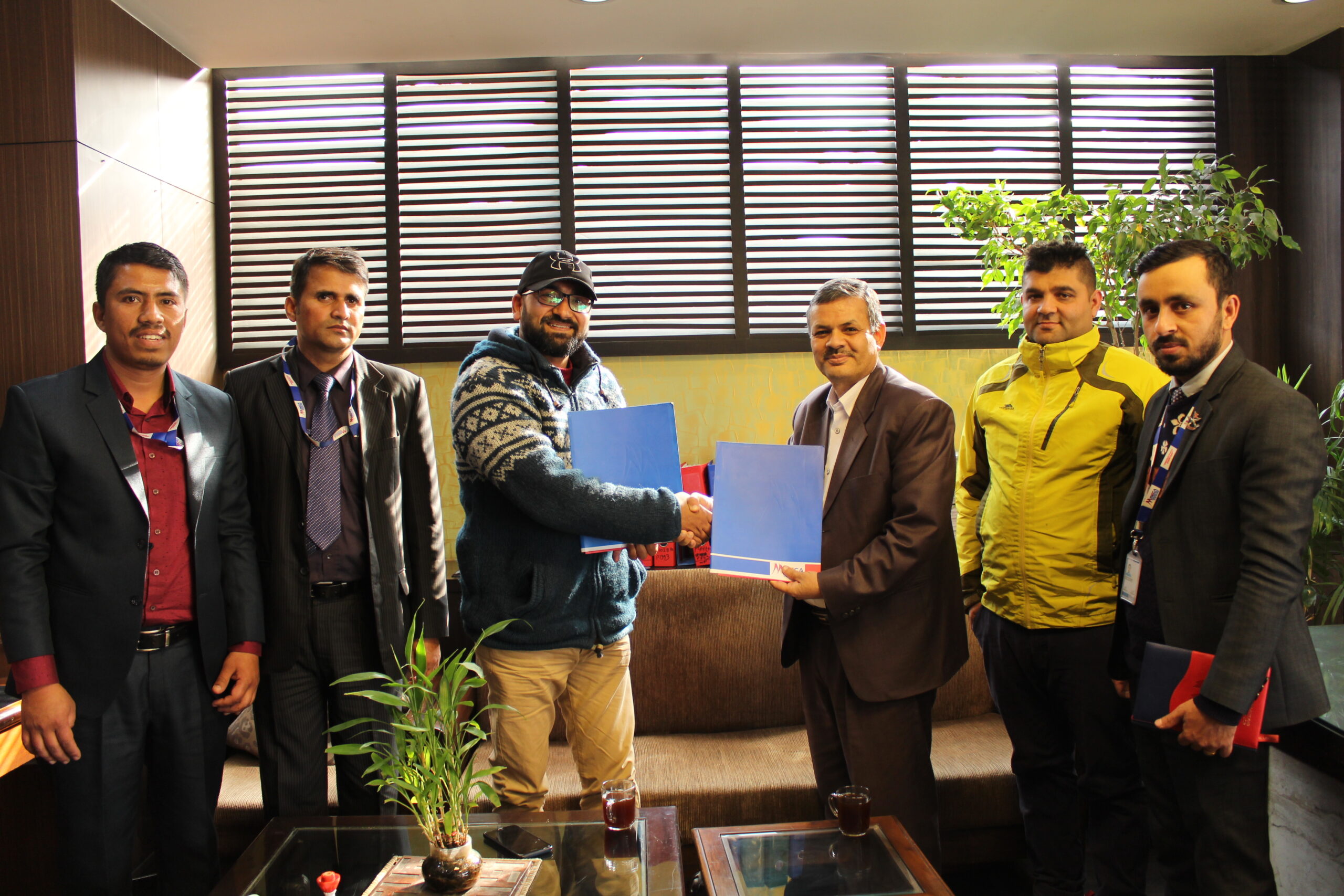 मेगा बैंकले कृषि व्यवसाय प्रबर्द्धन गर्न किन्निहोसँग गर्यो सम्झौता