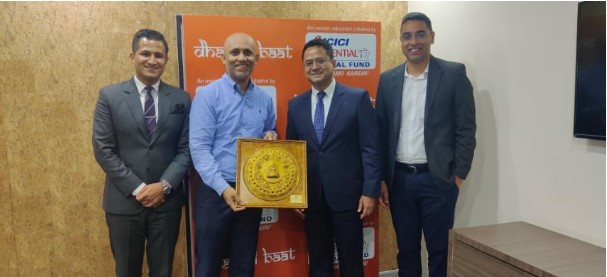 एनएमबी क्यापिटल र आइसीआइसीआइ कम्पनीका पदाधिकारीबिच भेटवार्ता